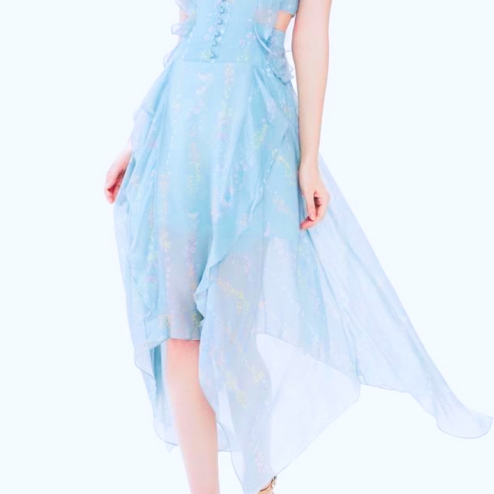 BCBGMAXAZRIA Jann Floral Dress